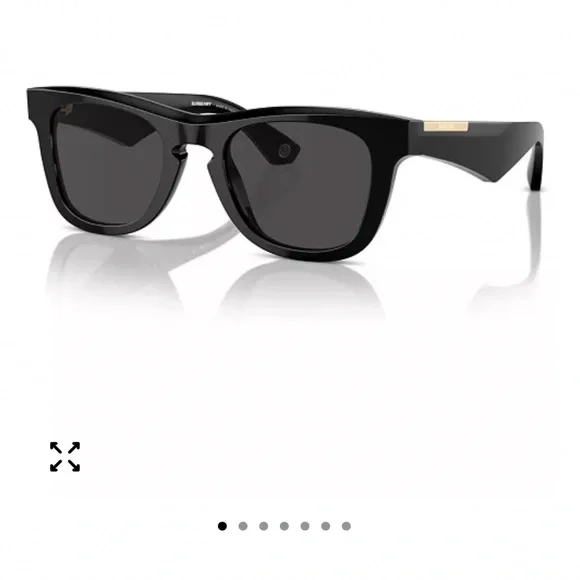 $403 Burberry Mens Unisex B 4426 Black Sunglasses Recent Style / Womens - Picture 3 of 14